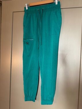 Healing Hands Jogger Scrub Pants XXS Hunter Green Extra Pocket